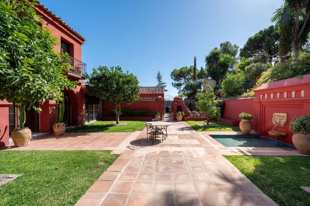 Jardín de Casa o chalet de alquiler en Benahavís con Aire acondicionado, Jardín privado y Terraza