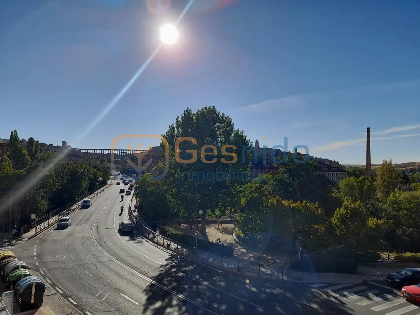 Exterior view of Flat for sale in Segovia  with Heating, Parquet flooring and Terrace