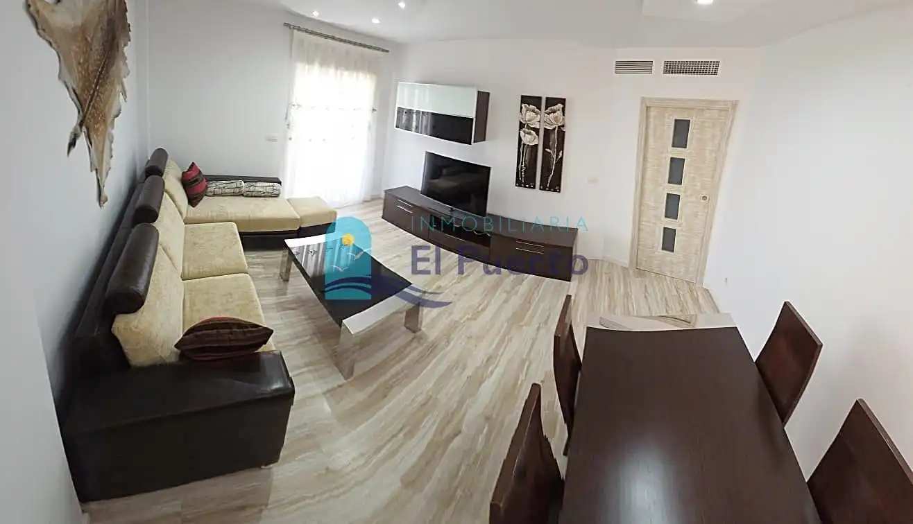 Sala de estar de Piso en venta en Mazarrón con Aire acondicionado, Terraza y Trastero