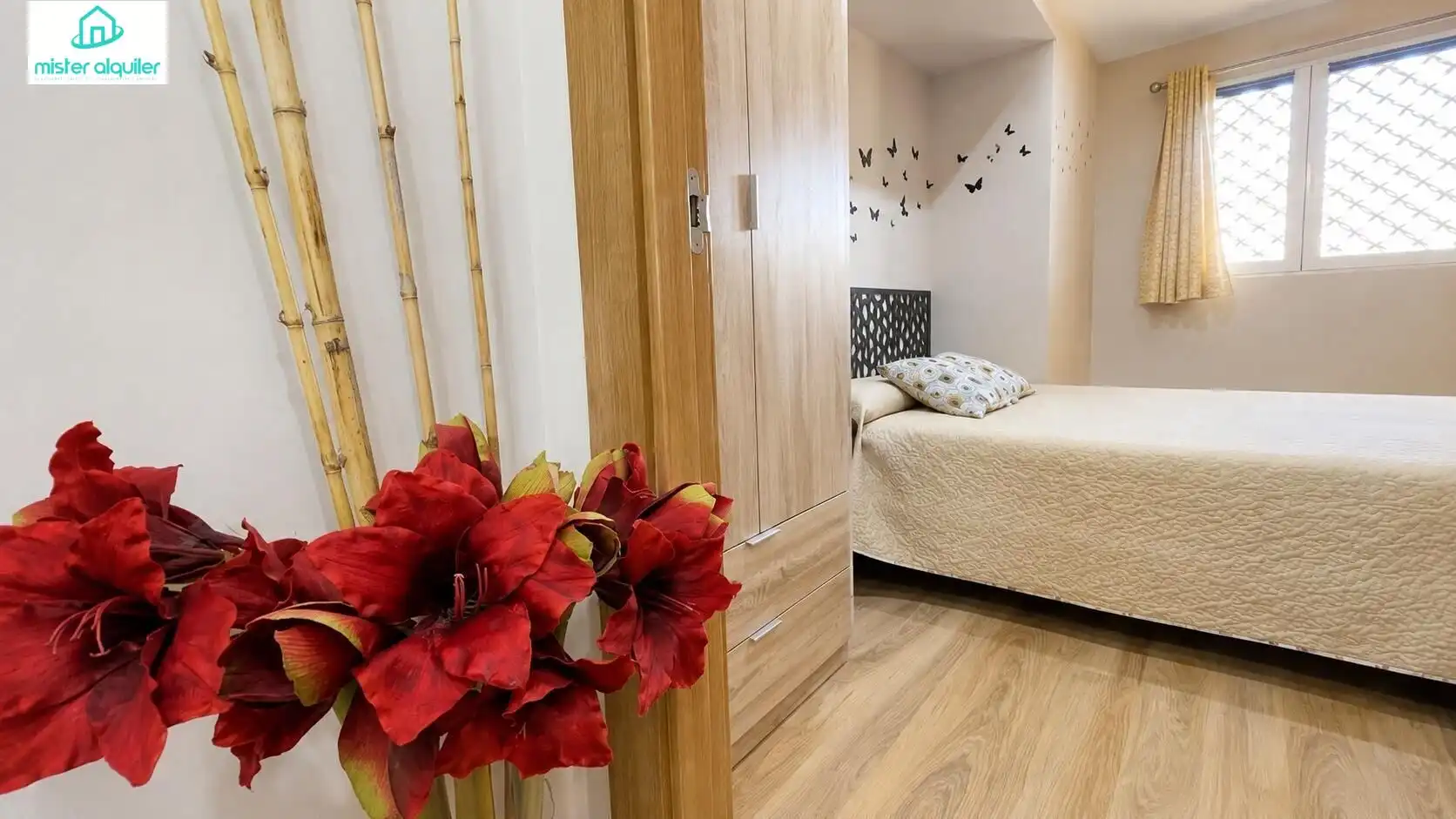 Bedroom of Apartments for rent in El Campello  with Air Conditioner, Heating and Terrace