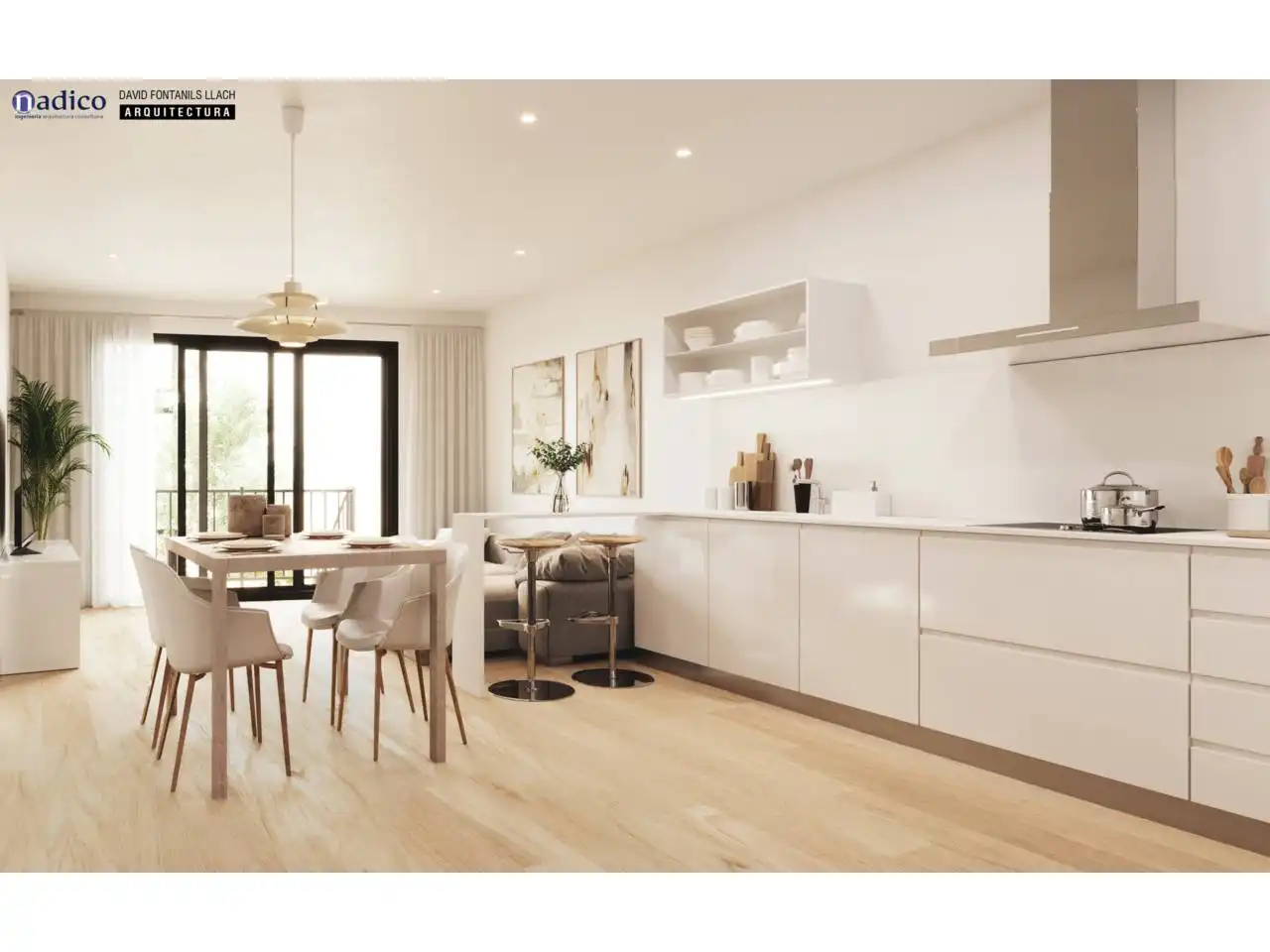 Cocina de Dúplex en venta en La Garriga con Parquet, Terraza y Trastero