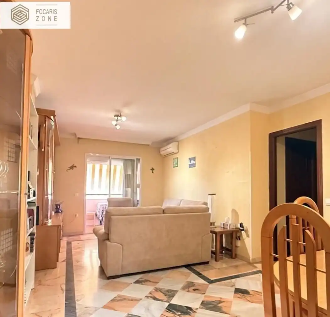 Sala d'estar de Pis en venda en Málaga amb Aire condicionat, Calefacció i Terrassa