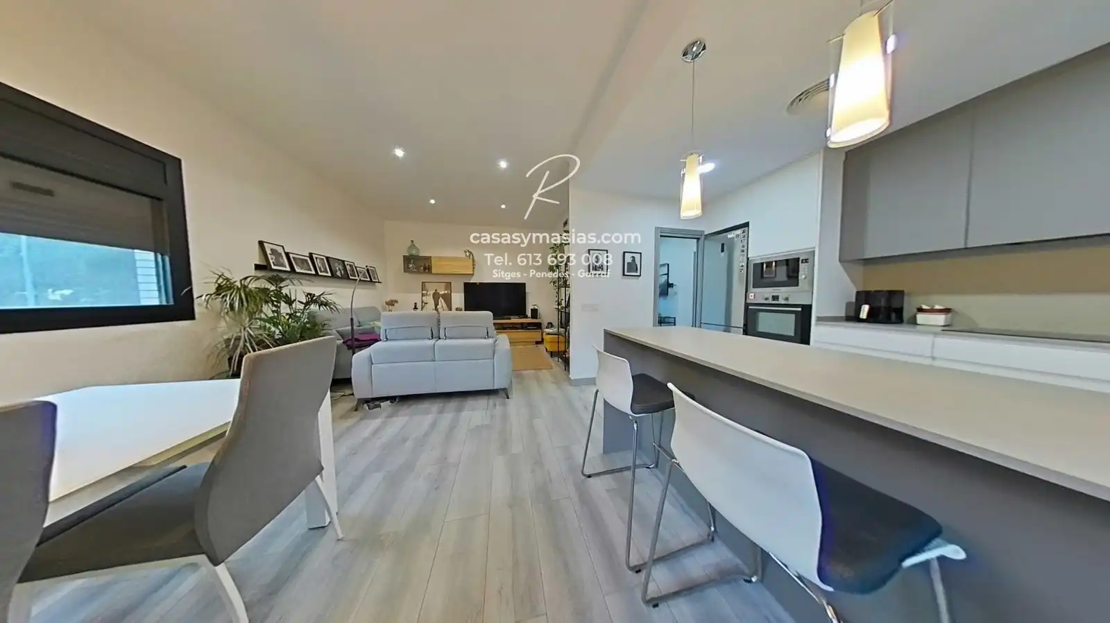 Cocina de Casa o chalet en venta en Vallirana con Aire acondicionado, Calefacción y Jardín privado
