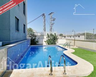 Swimming pool of Flat for sale in Pedreguer  with Air Conditioner, Heating and Terrace