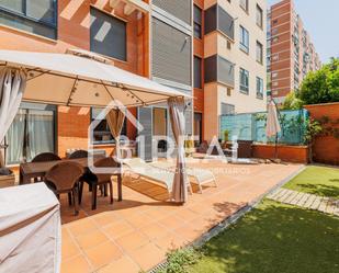 Terrace of Flat for sale in  Madrid Capital  with Heating, Private garden and Terrace