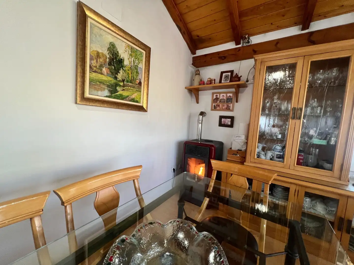Esszimmer von Einfamilien-Reihenhaus zum Verkauf in San Vicente del Raspeig / Sant Vicent del Raspeig mit Klimaanlage, Heizung und Privatgarten