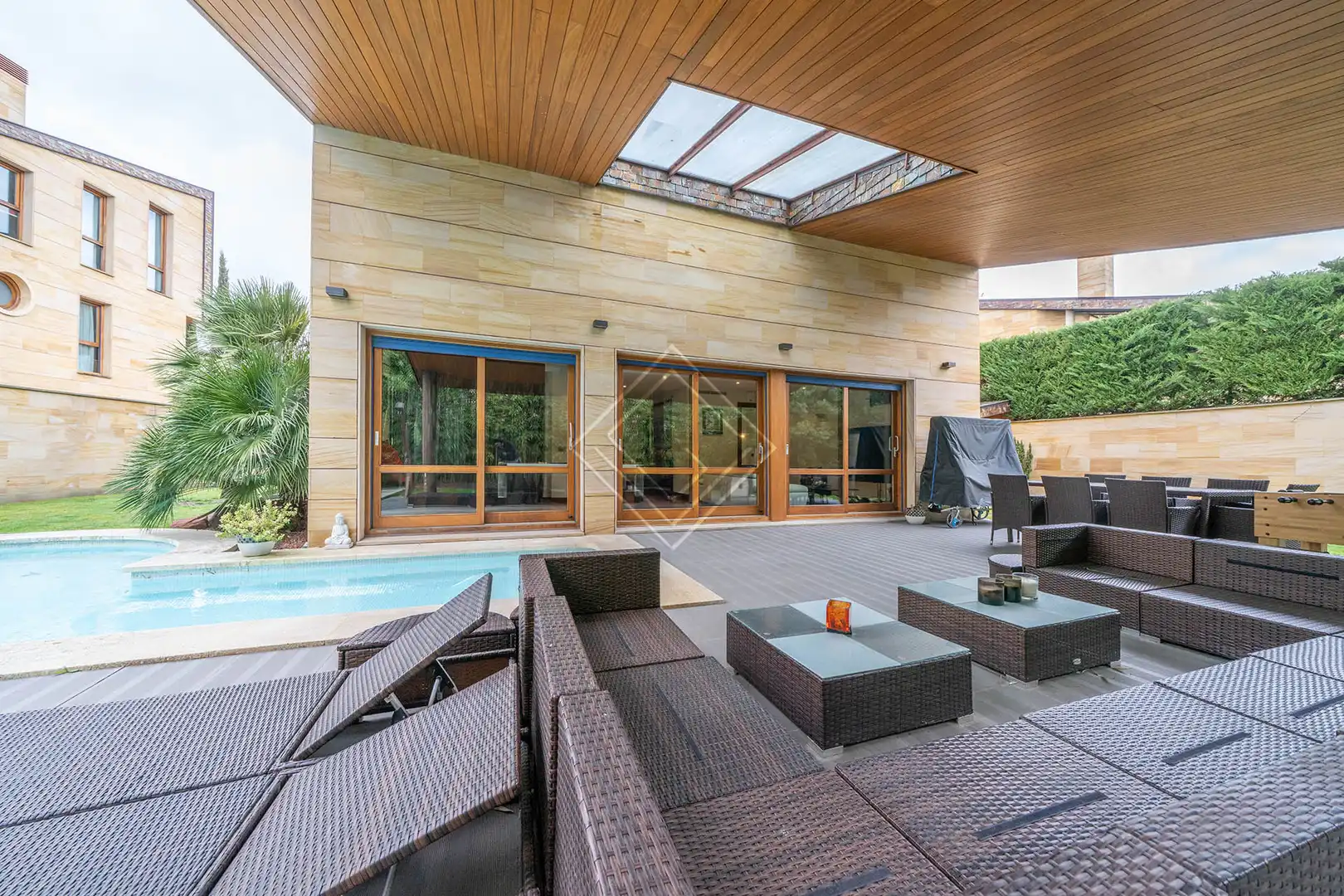 Terraza de Casa o chalet en venta en Madrid con Aire acondicionado, Jardín privado y Terraza