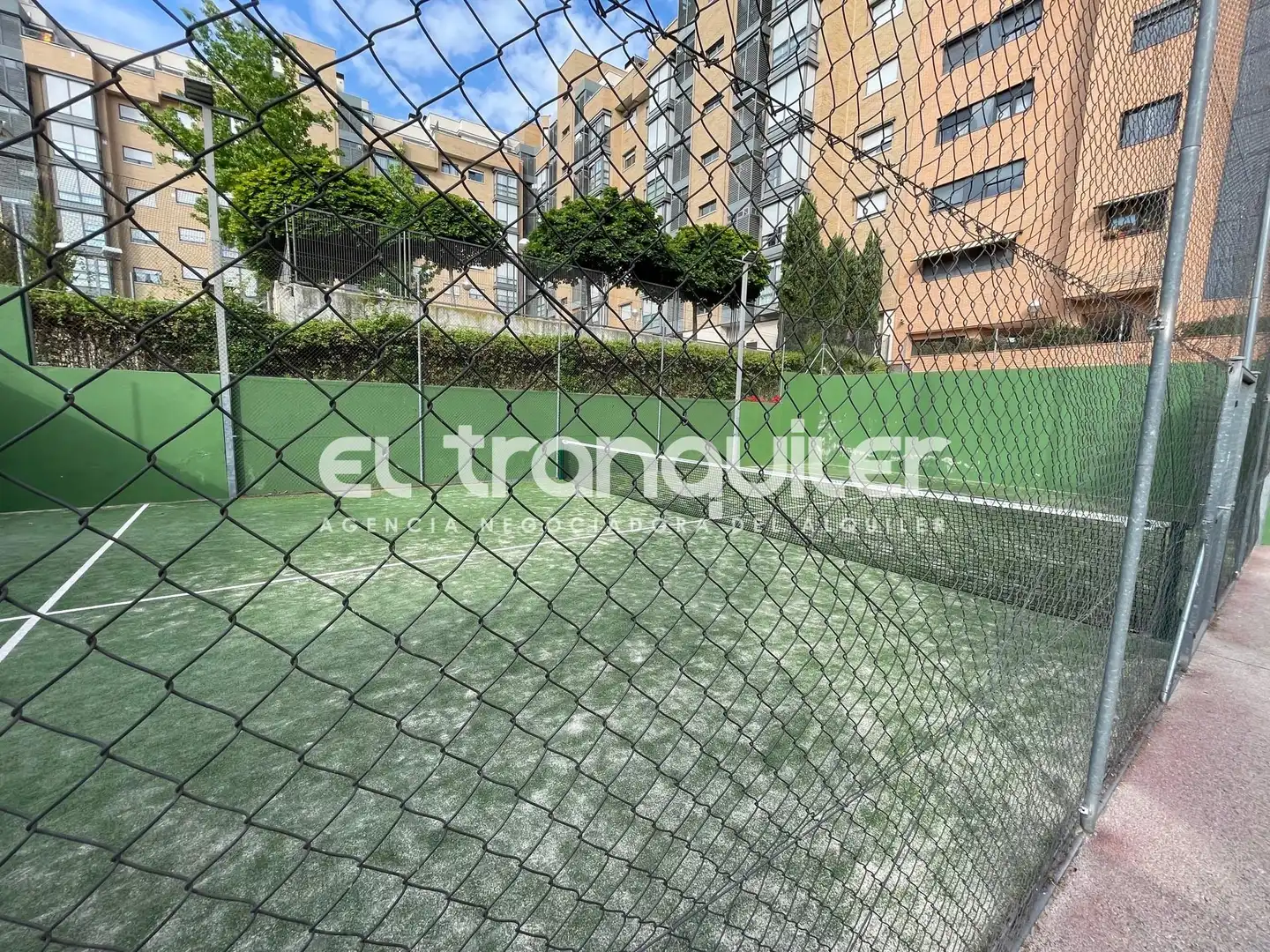 Exterior view of Flat for rent in Madrid  with Air Conditioner, Parquet flooring and Swimming Pool