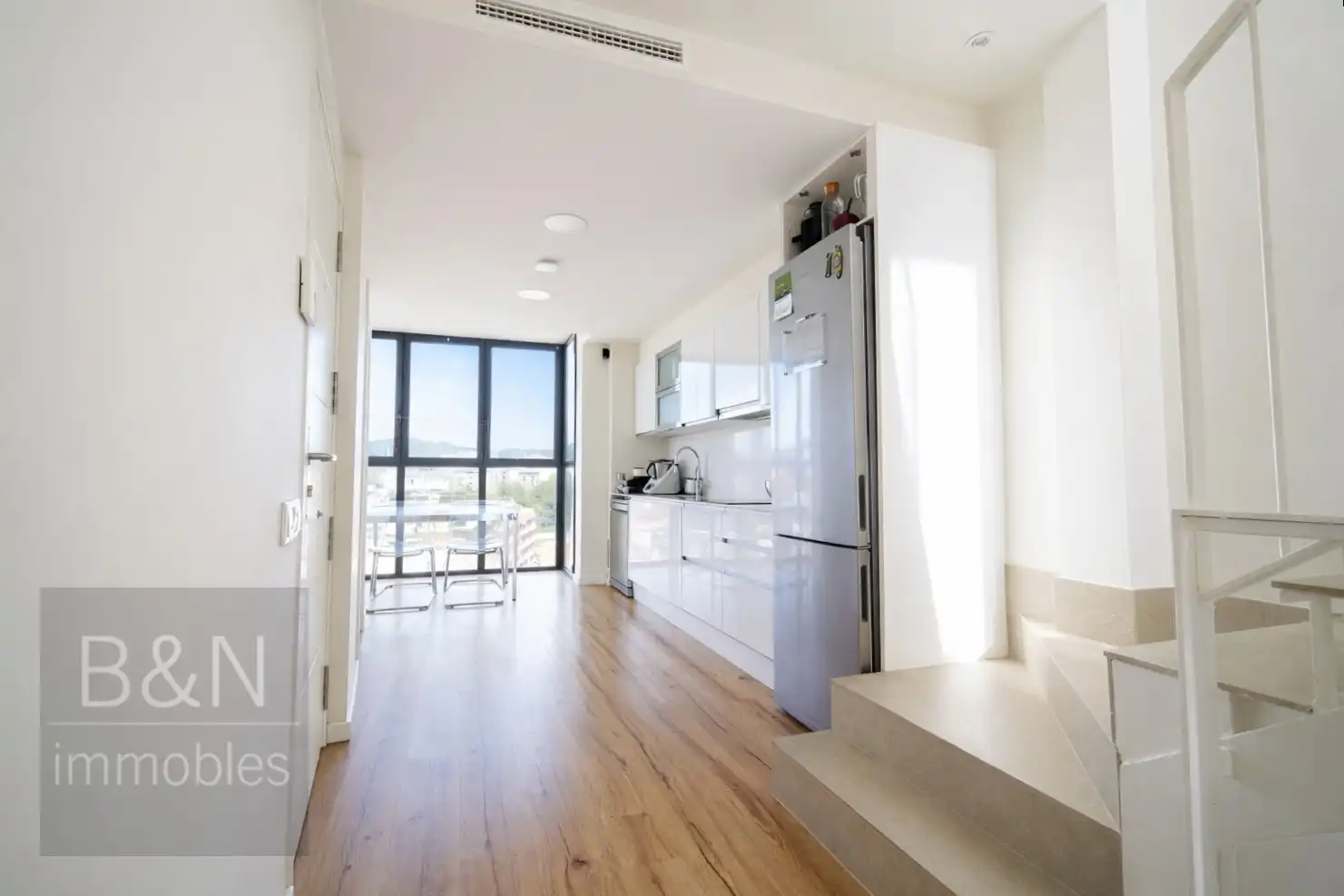 Cocina de Dúplex en venta en Terrassa con Aire acondicionado, Calefacción y Terraza