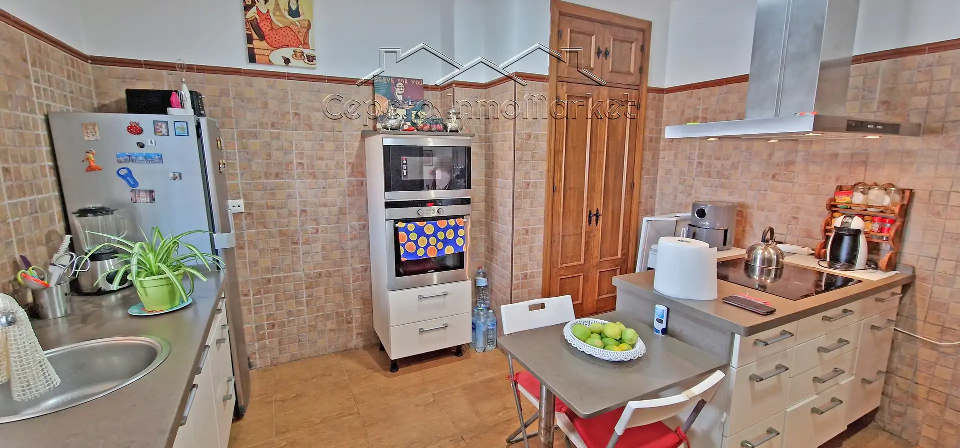 Cuina de Casa o xalet en venda en El Puerto de Santa María amb Aire condicionat, Jardí privat i Piscina
