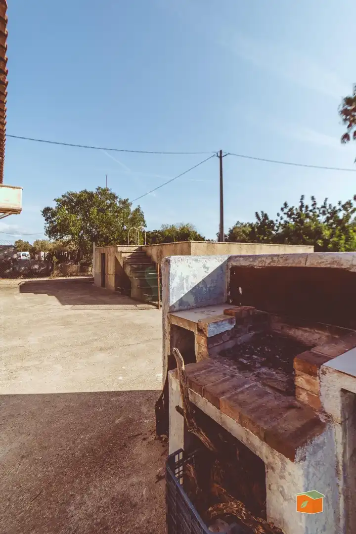 Vista exterior de Finca rústica en venta en Santa Bàrbara con Trastero y Amueblado