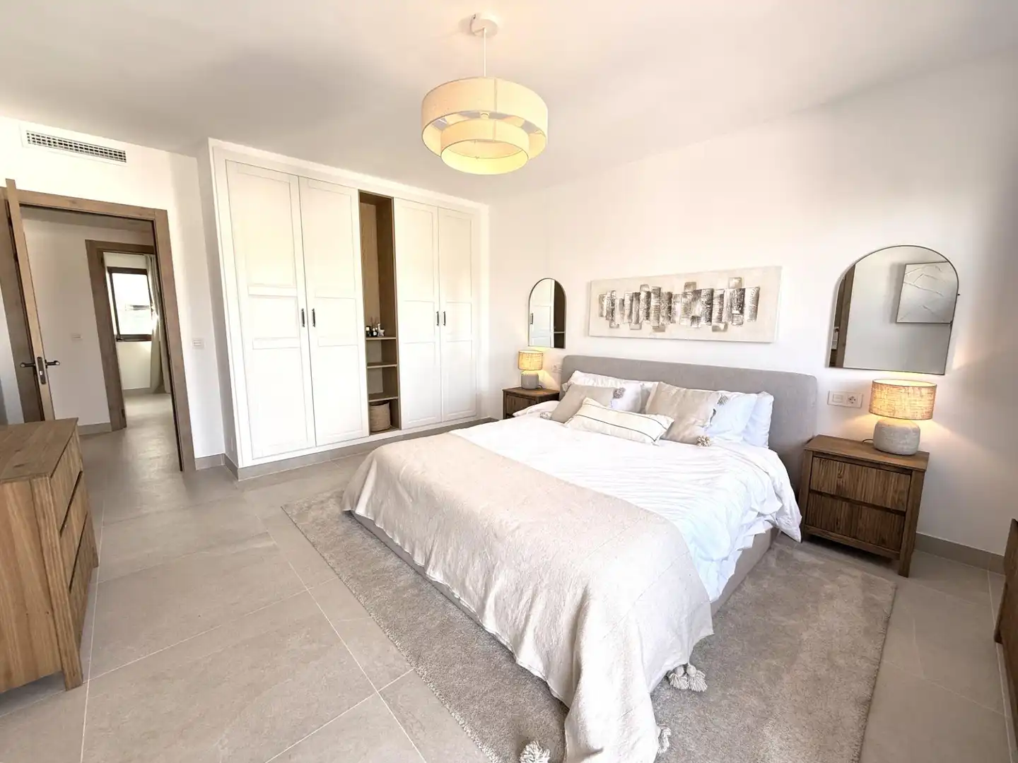 Bedroom of Detached homes for sale in Estepona  with Air Conditioner, Heating and Terrace