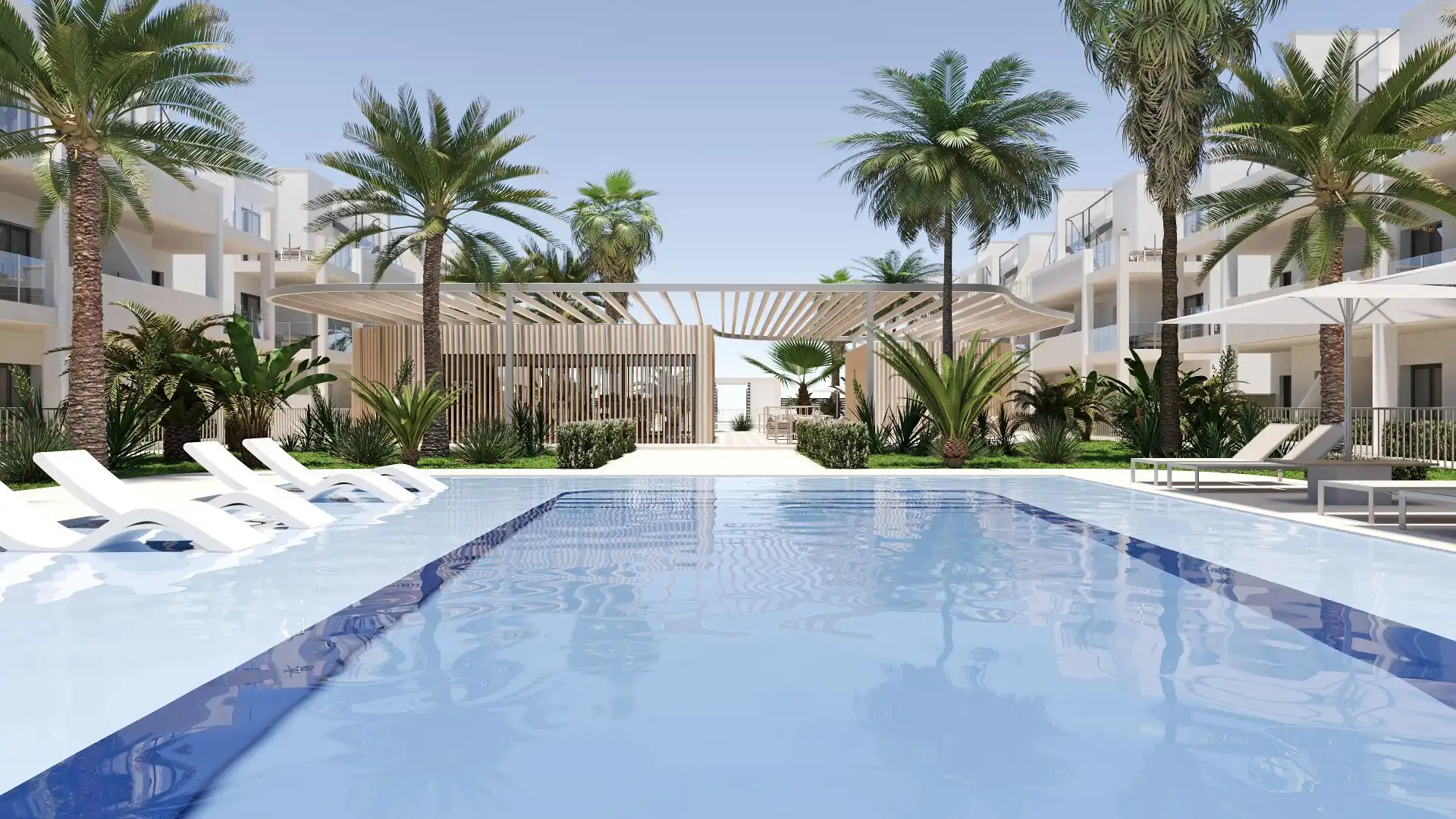 Piscina de Apartamento en venta en Torre-Pacheco con Aire acondicionado, Calefacción y Jardín privado
