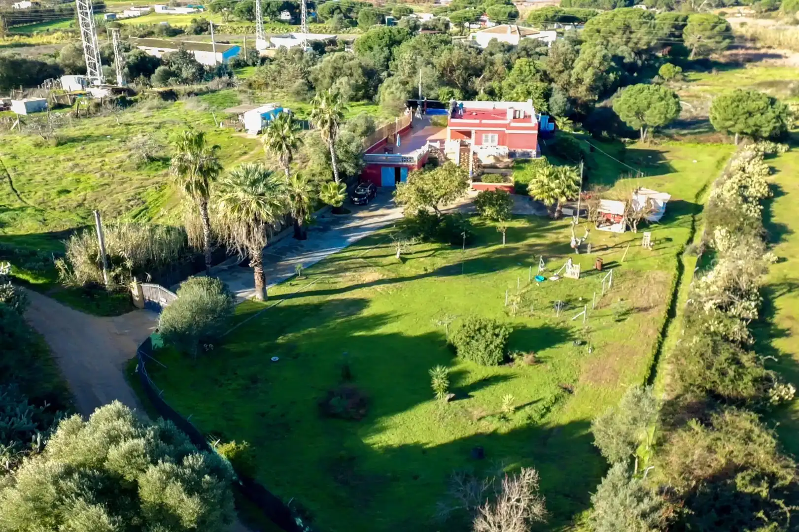Jardín de Finca rústica en venta en Lepe con Calefacción, Jardín privado y Terraza