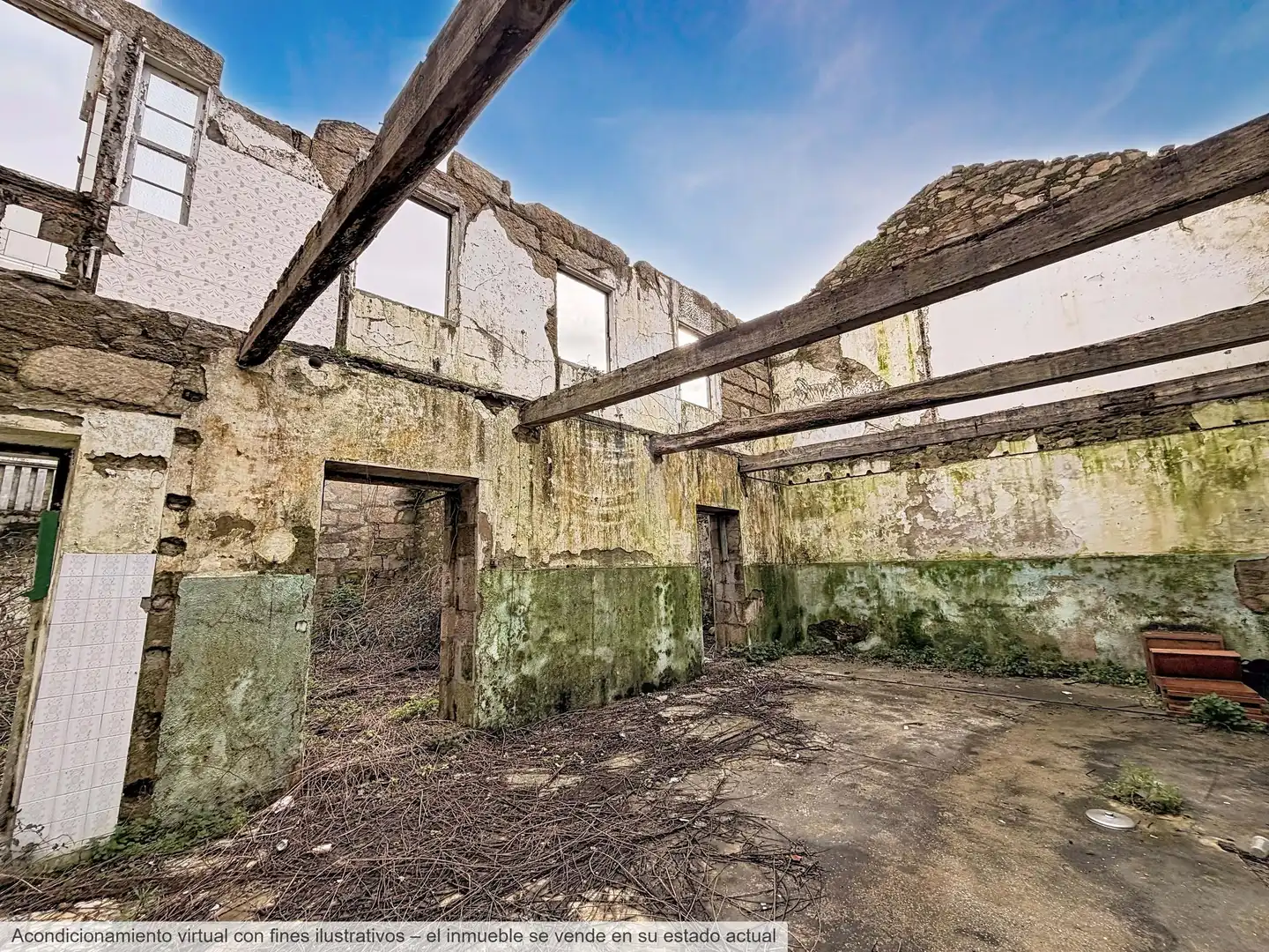 Vista exterior de Casa adosada en venta en Cambados con Aire acondicionado, Calefacción y Terraza