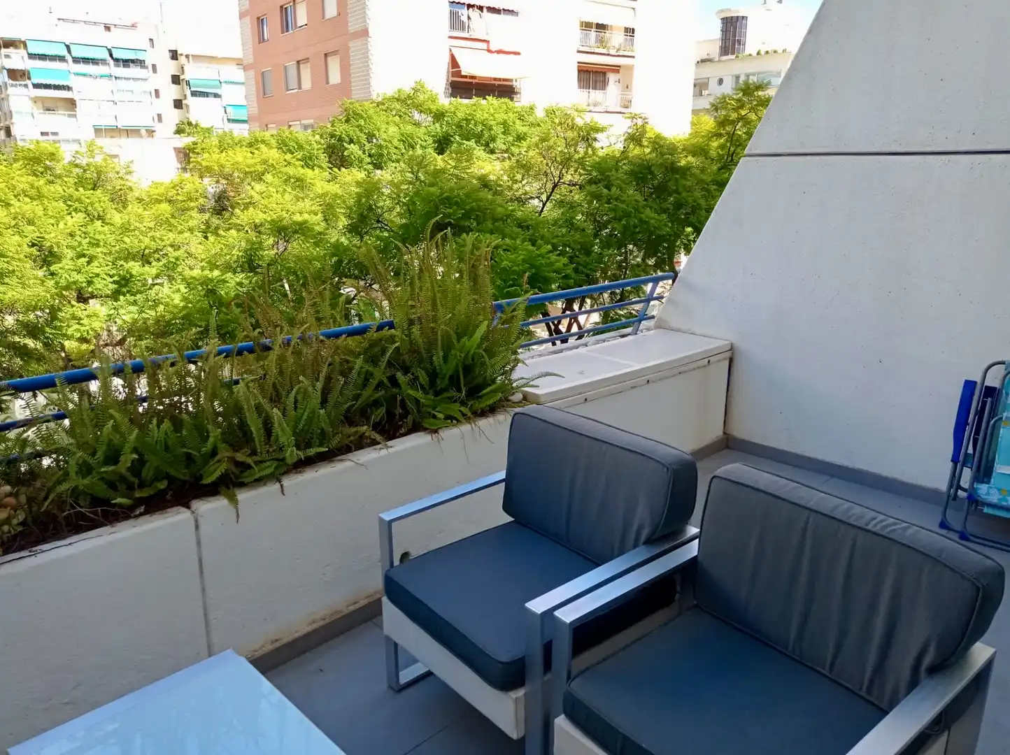 Terrasse von Maisonette zur Miete in Marbella mit Klimaanlage, Heizung und Terrasse