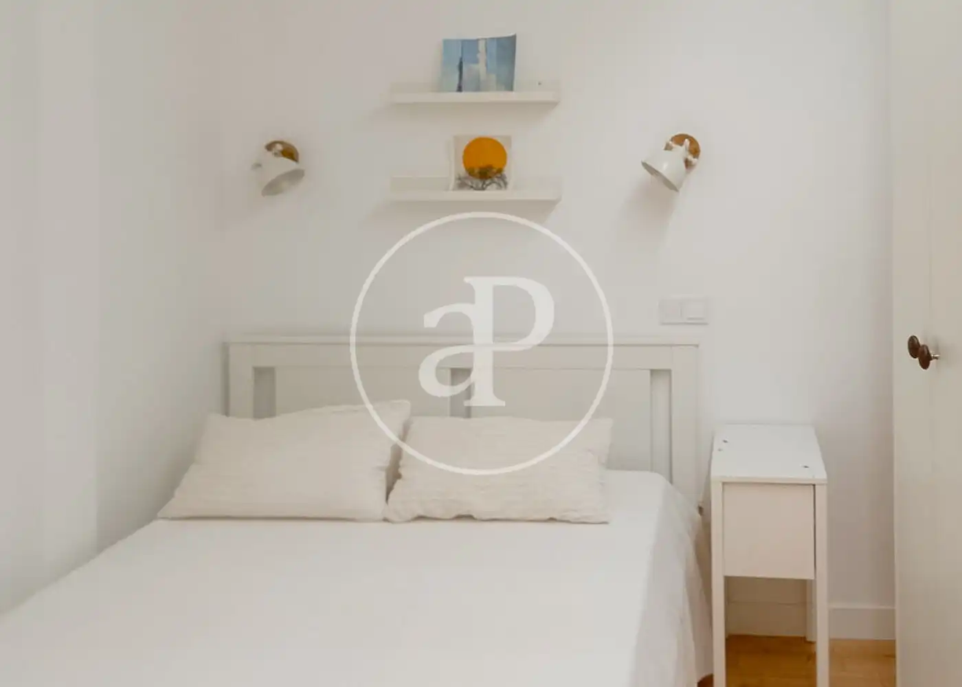 Bedroom of Flat for rent in Madrid  with Heating and Furnished