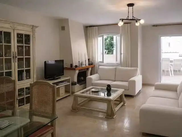 Sala de estar de Casa o chalet de alquiler en Mojácar con Aire acondicionado, Terraza y Amueblado