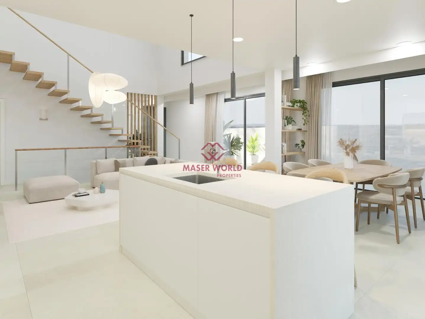 Cocina de Casa o chalet en venta en Rojales con Aire acondicionado, Jardín privado y Terraza