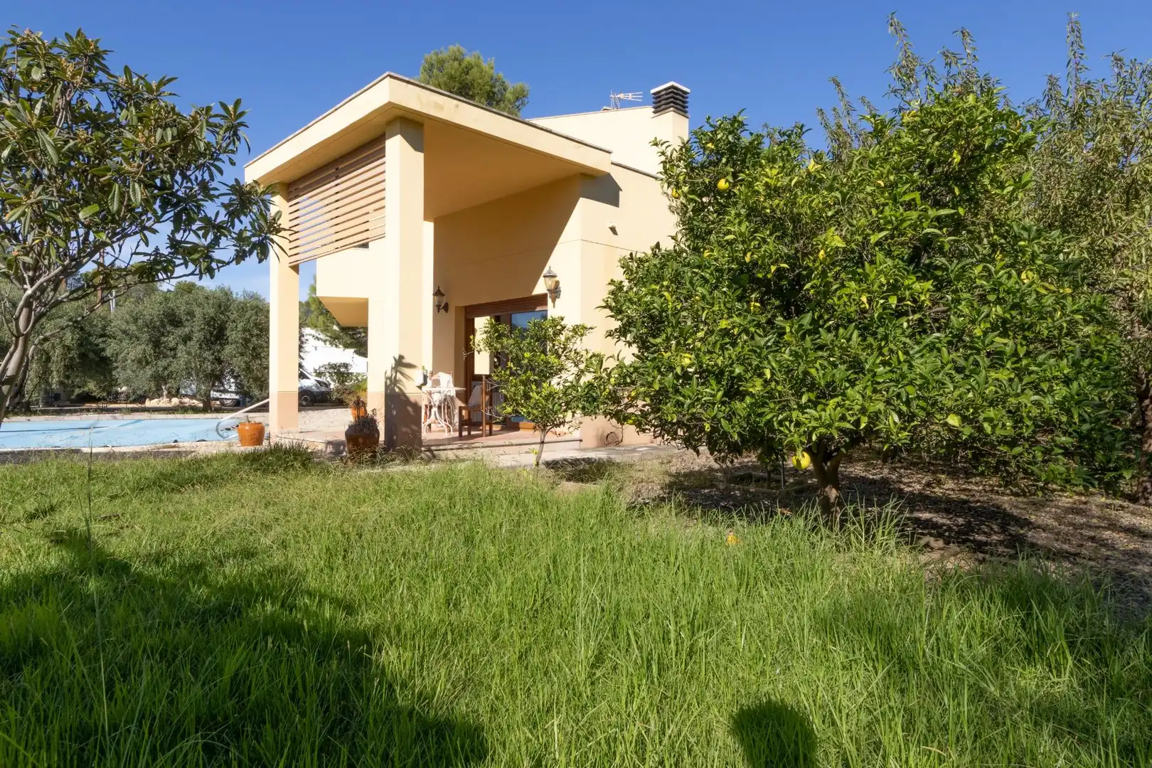 Jardí de Casa o xalet en venda en Mont-roig del Camp amb Calefacció, Jardí privat i Terrassa
