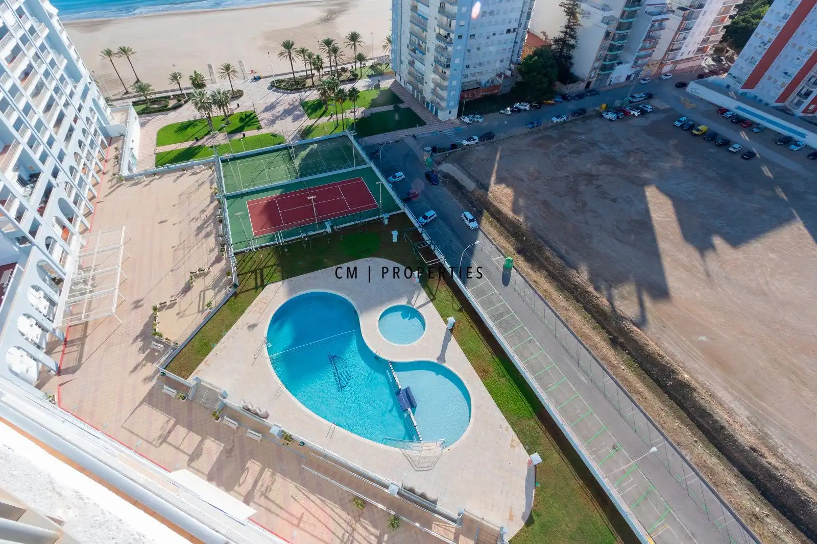Swimming pool of Attic for sale in Cullera  with Air Conditioner, Heating and Terrace