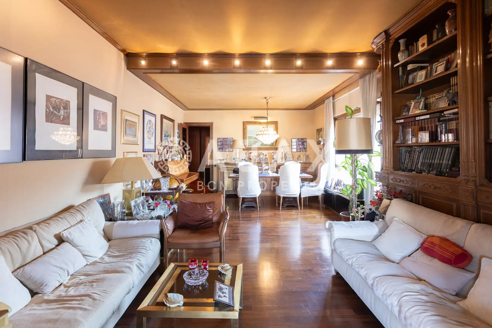 Sala de estar de Ático en venta en Barcelona con Aire acondicionado, Calefacción y Terraza