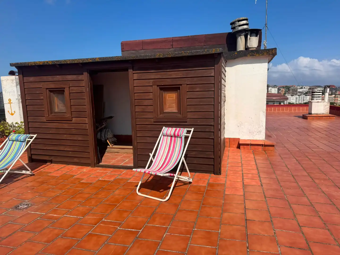 Terrasse von Wohnung zum Verkauf in Santander mit Heizung, Terrasse und Abstellraum