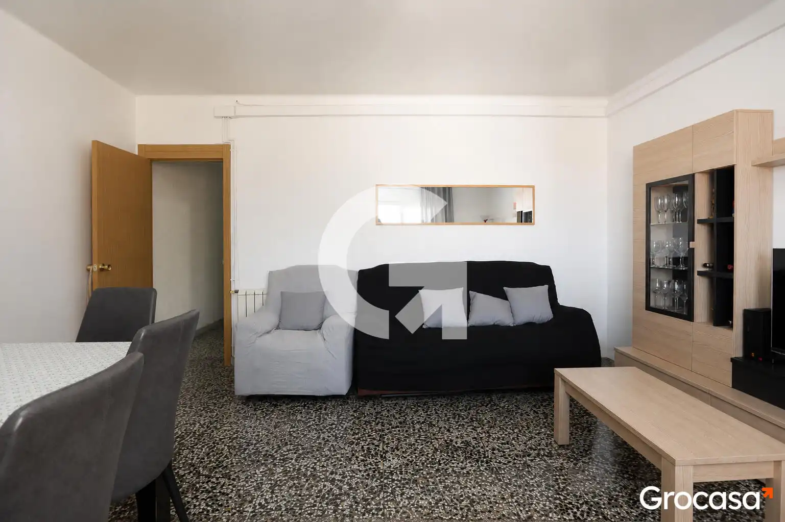Living room of Flat for sale in Terrassa  with Air Conditioner, Heating and Storage room