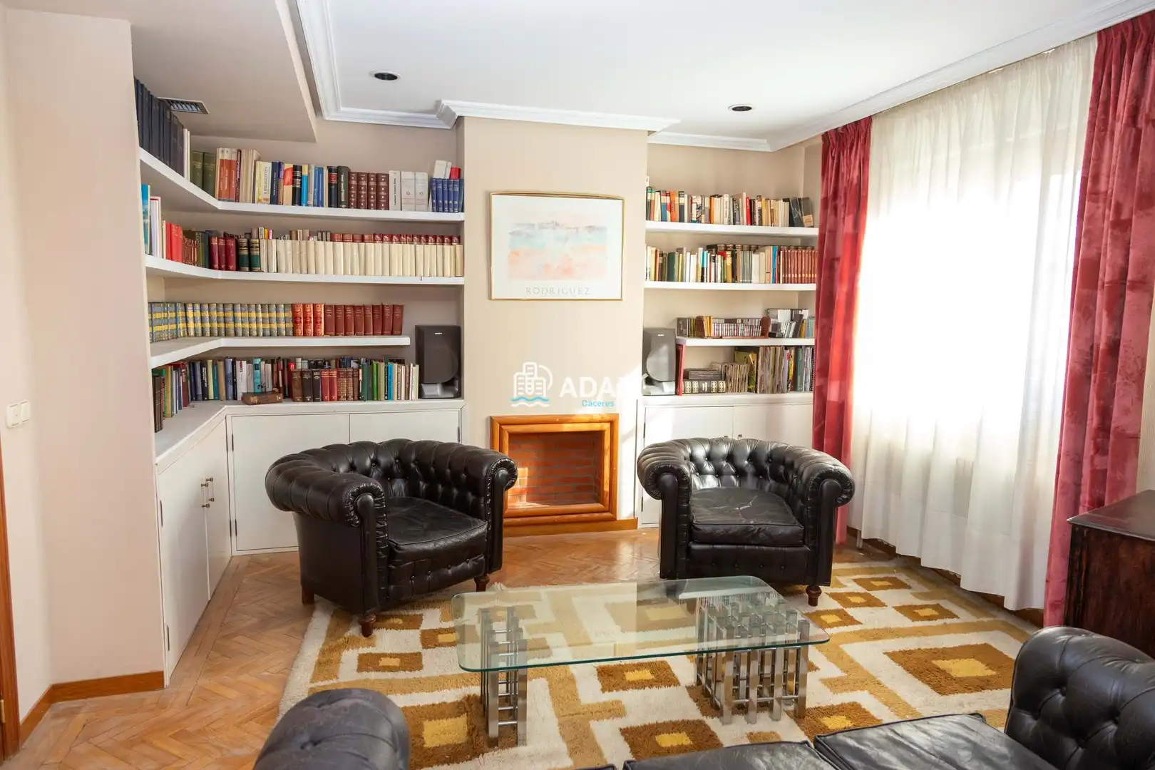 Sala d'estar de Casa adosada en venda en Cáceres amb Aire condicionat, Calefacció i Terrassa