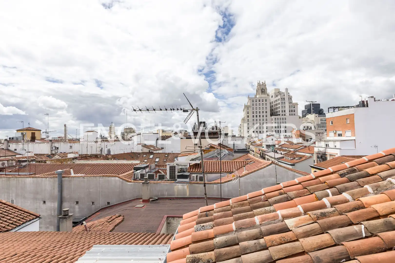 Terrasse von Dachboden zur Miete in Madrid mit Klimaanlage, Heizung und Terrasse