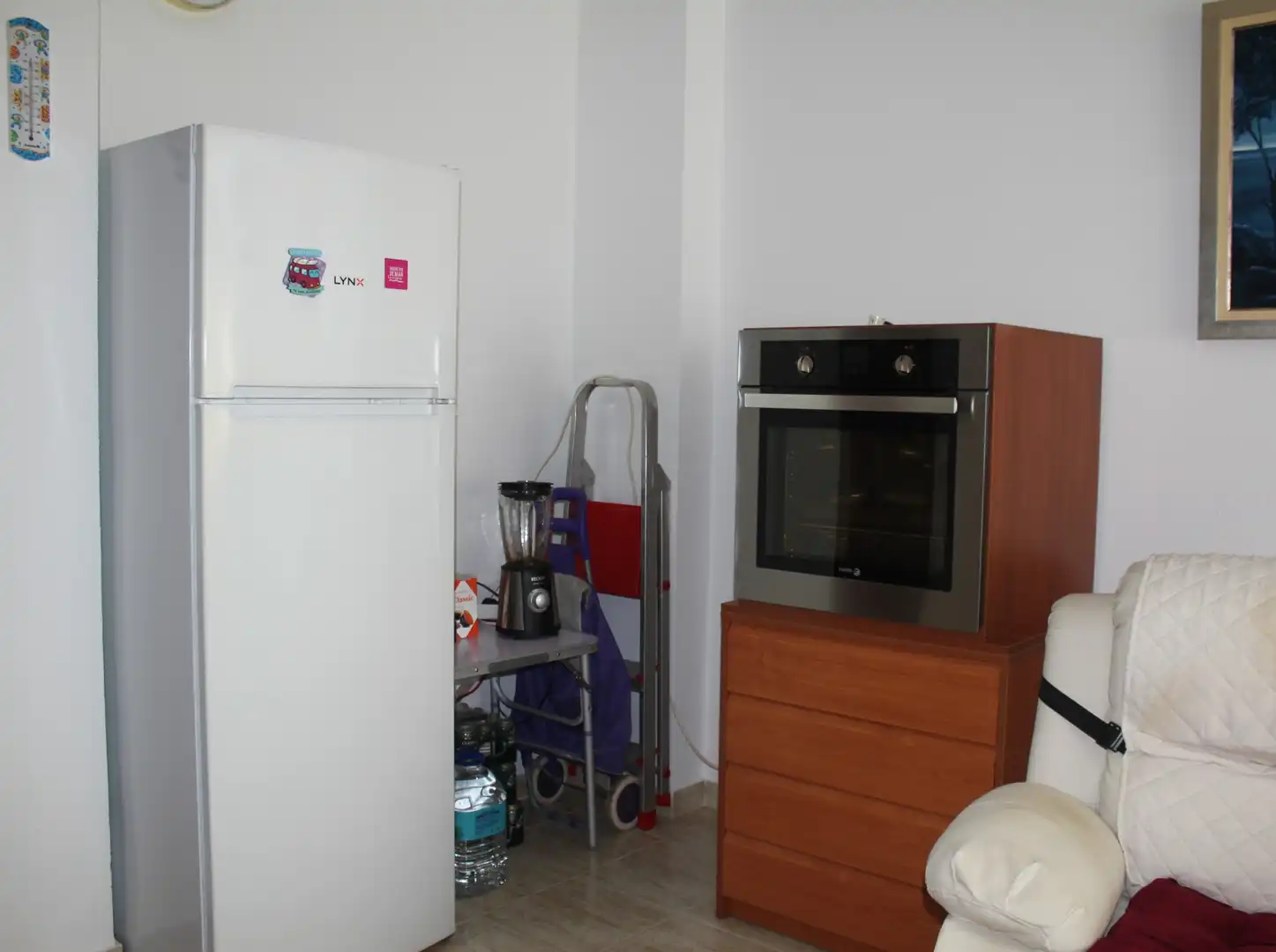 Cocina de Apartamento en venta en Roquetas de Mar con Terraza, Amueblado y Horno