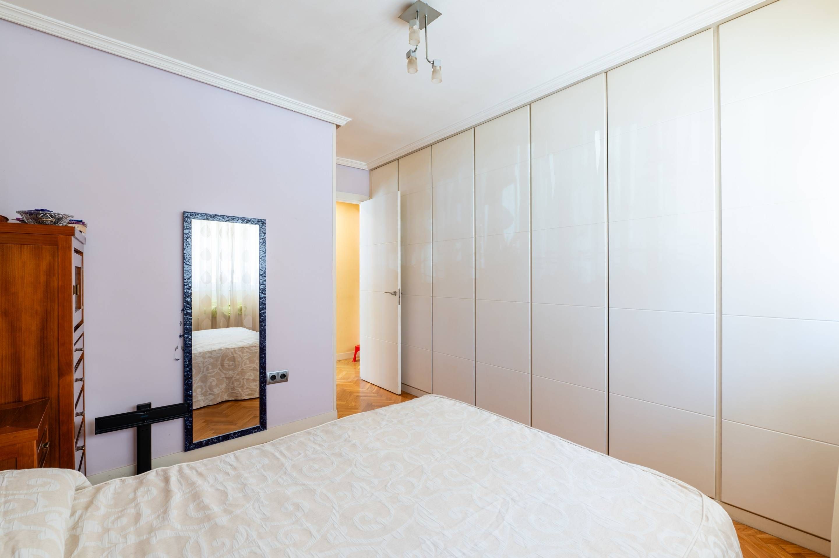 Bedroom of Flat for sale in  Madrid Capital  with Air Conditioner and Heating