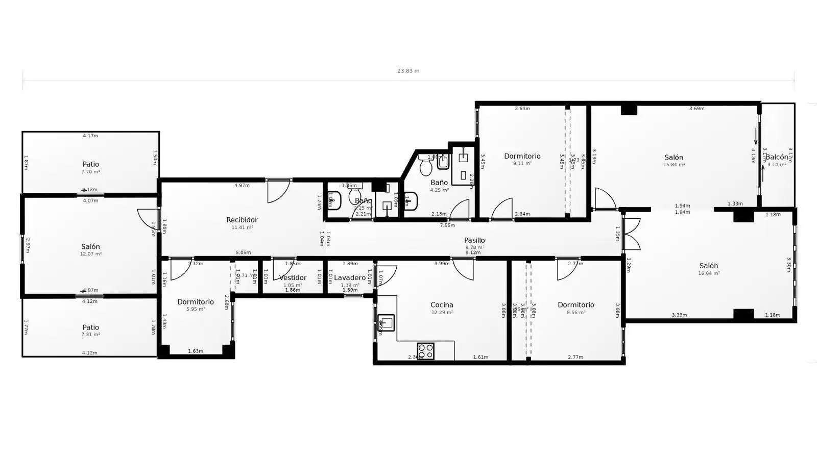 Flat with lift to rent in Calle JOAQUIN COSTA, imagen 33