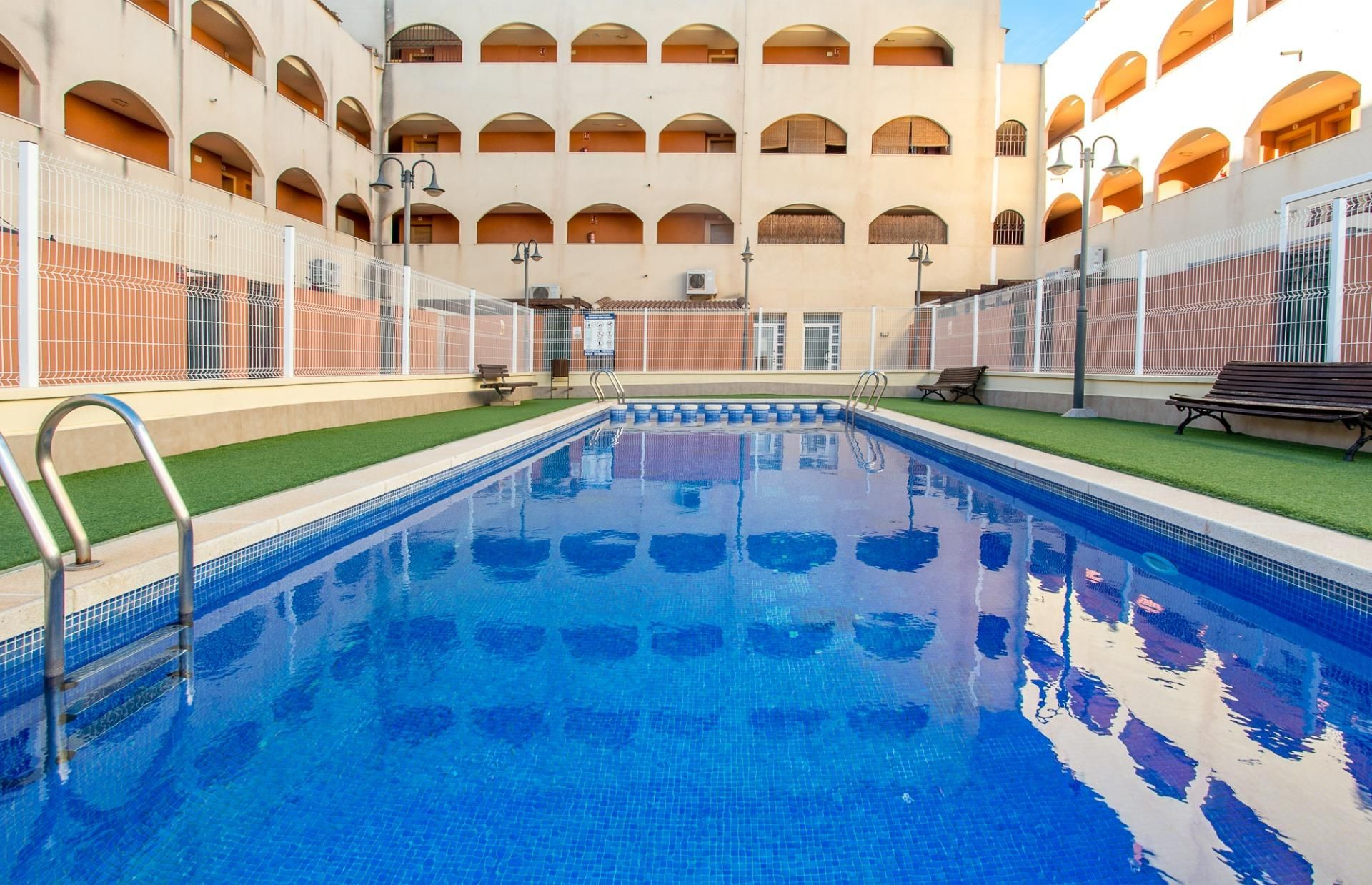 Swimming pool of Duplex for sale in  Murcia Capital  with Air Conditioner, Terrace and Storage room