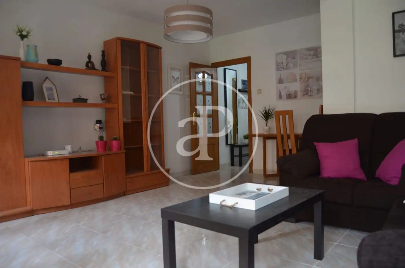 Sala de estar de Piso de alquiler en Valencia con Amueblado y Balcón