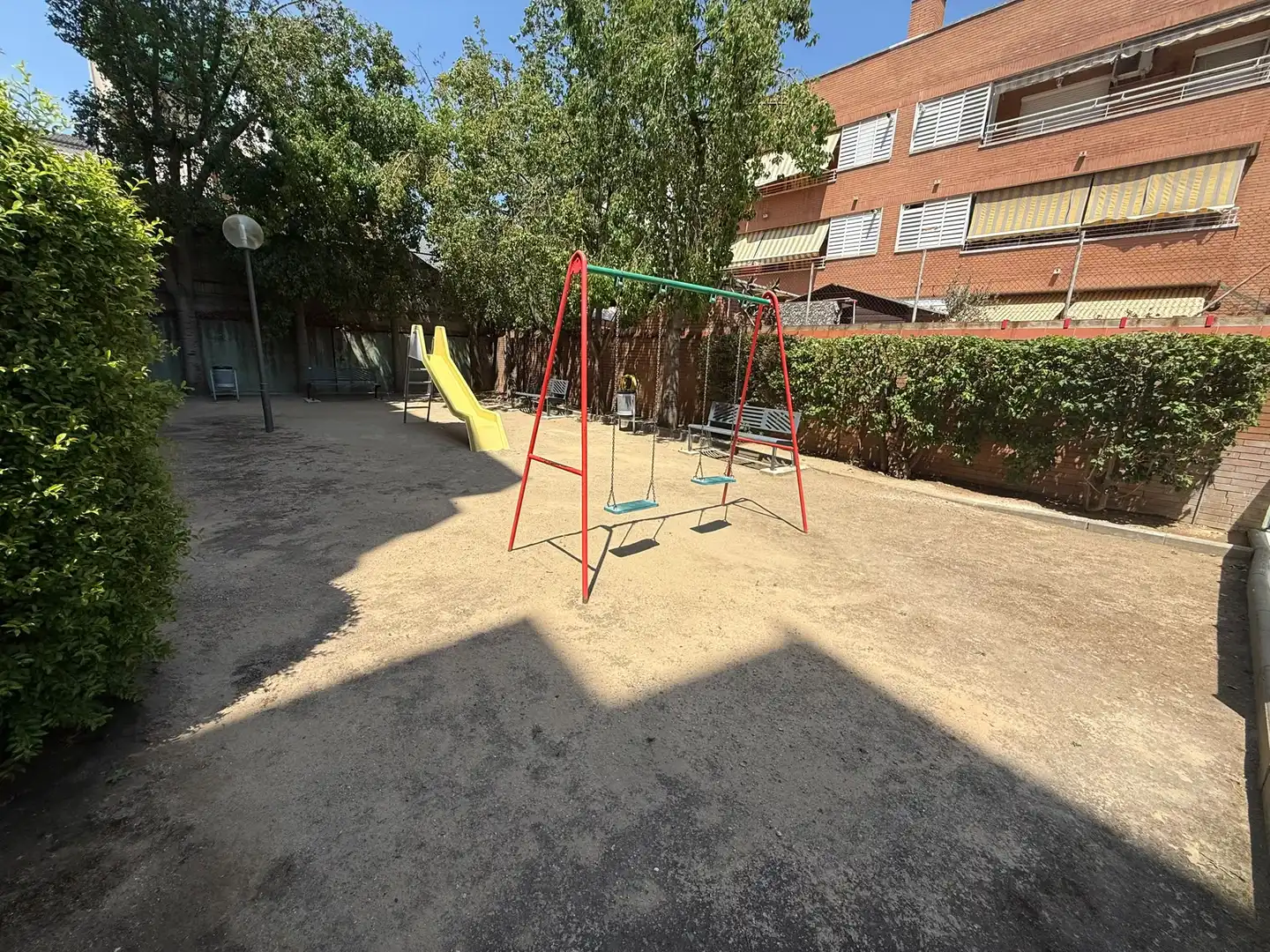 Parking of Flat for sale in Cornellà de Llobregat  with Heating, Private garden and Swimming Pool