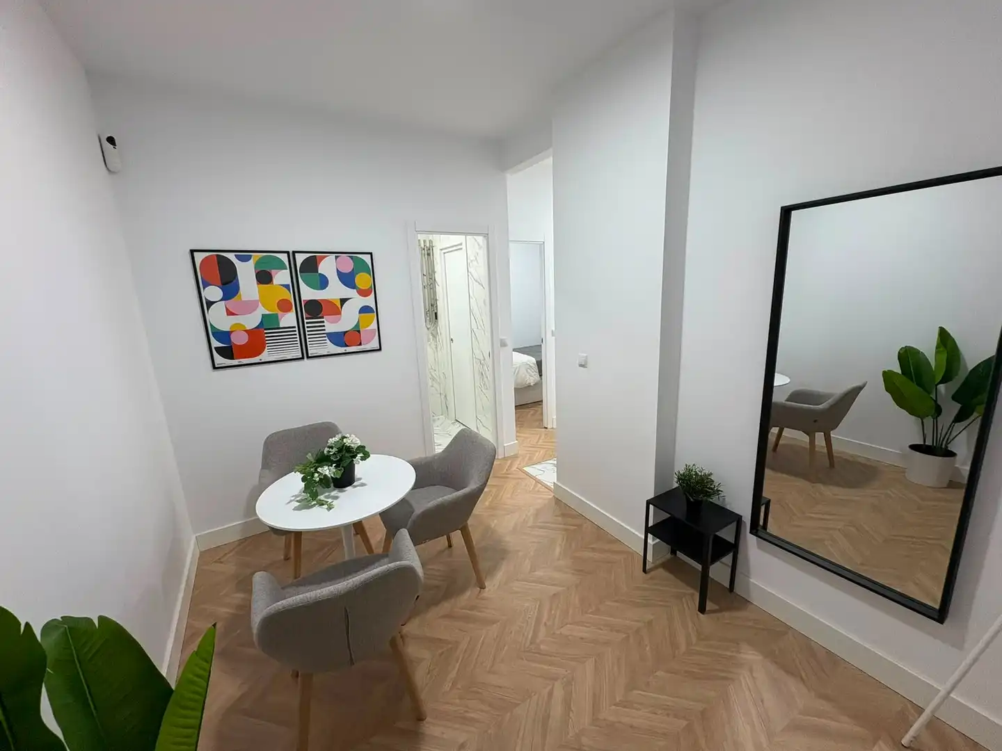Bedroom of Flat for rent in Madrid  with Air Conditioner, Heating and Furnished