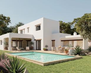 Exterior view of House or chalet for sale in Moraira  with Air Conditioner, Terrace and Swimming Pool