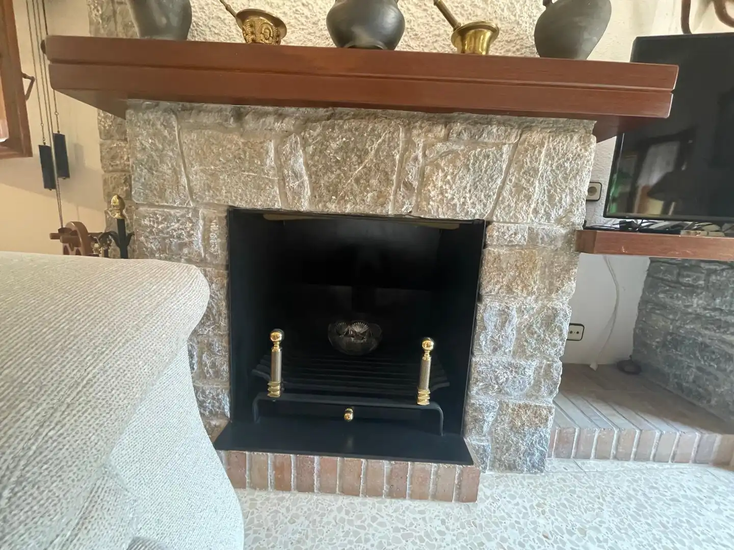 Sala de estar de Casa o chalet en venta en Sant Pau de Segúries con Calefacción y Amueblado