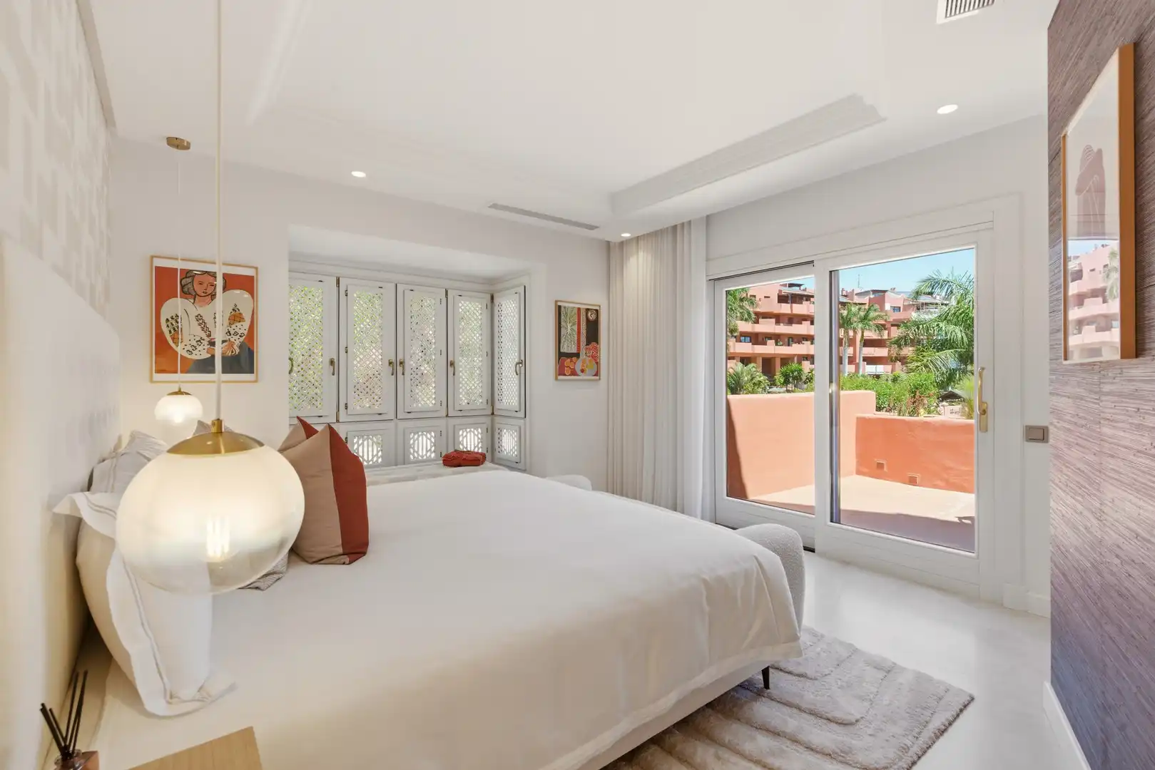 Bedroom of Attic for sale in Estepona  with Air Conditioner, Heating and Terrace