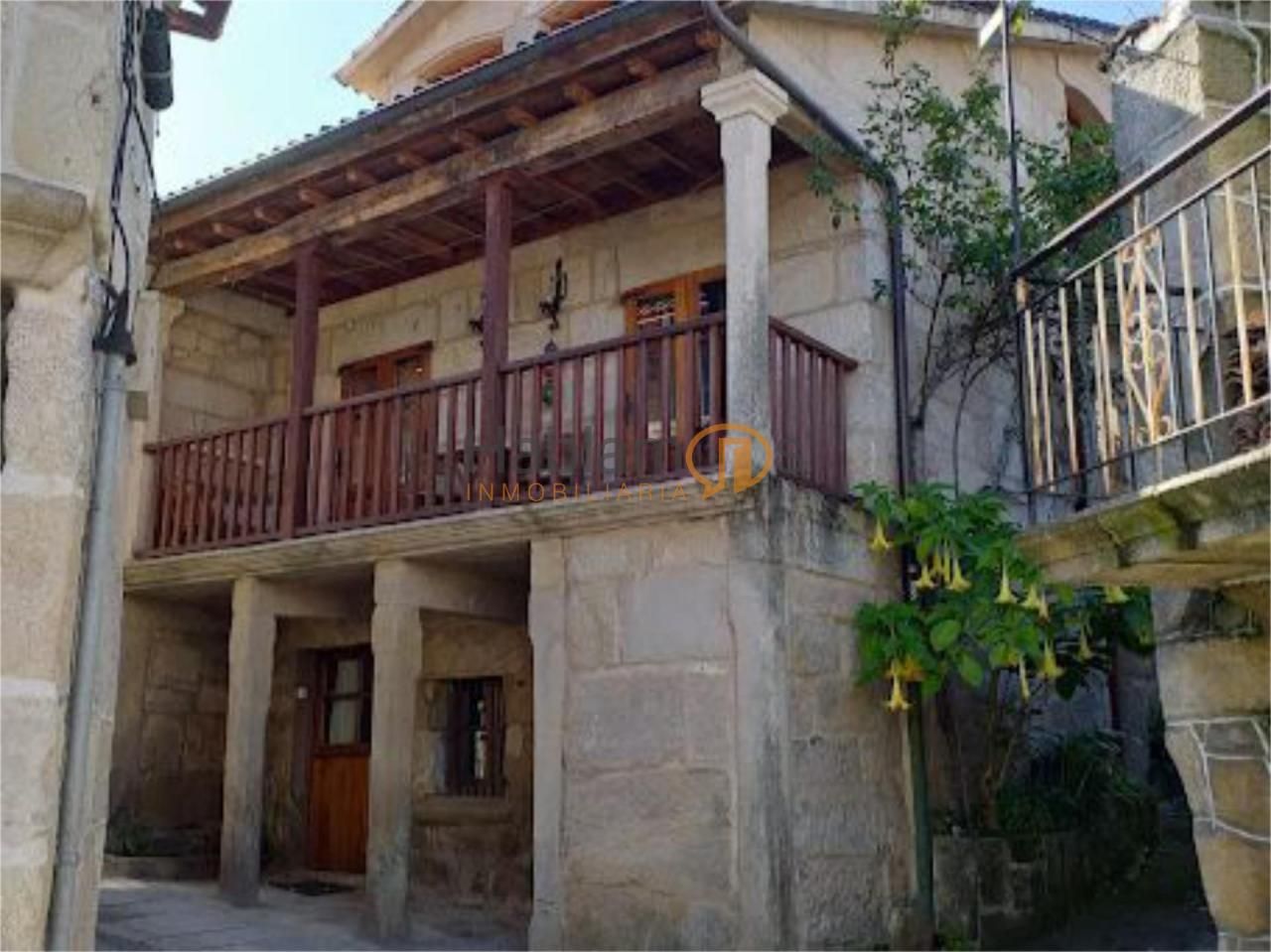 Exterior view of Country house for sale in Poio  with Heating, Terrace and Storage room