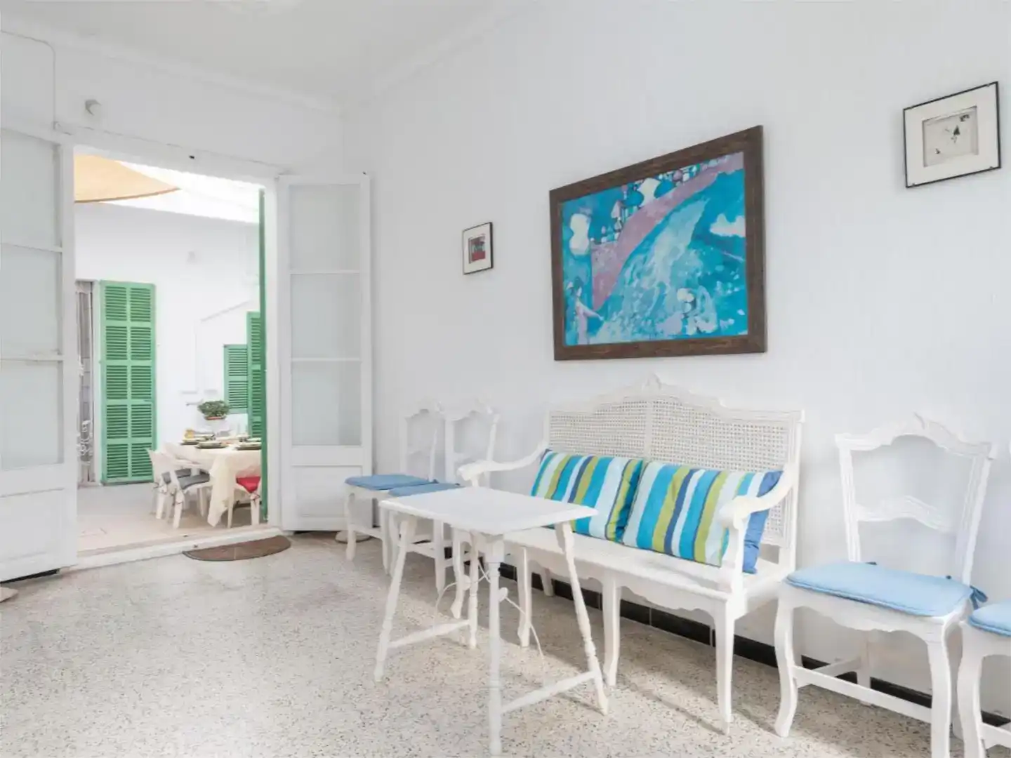 Sala de estar de Casa adosada en venta en Santa Margalida con Aire acondicionado y Balcón