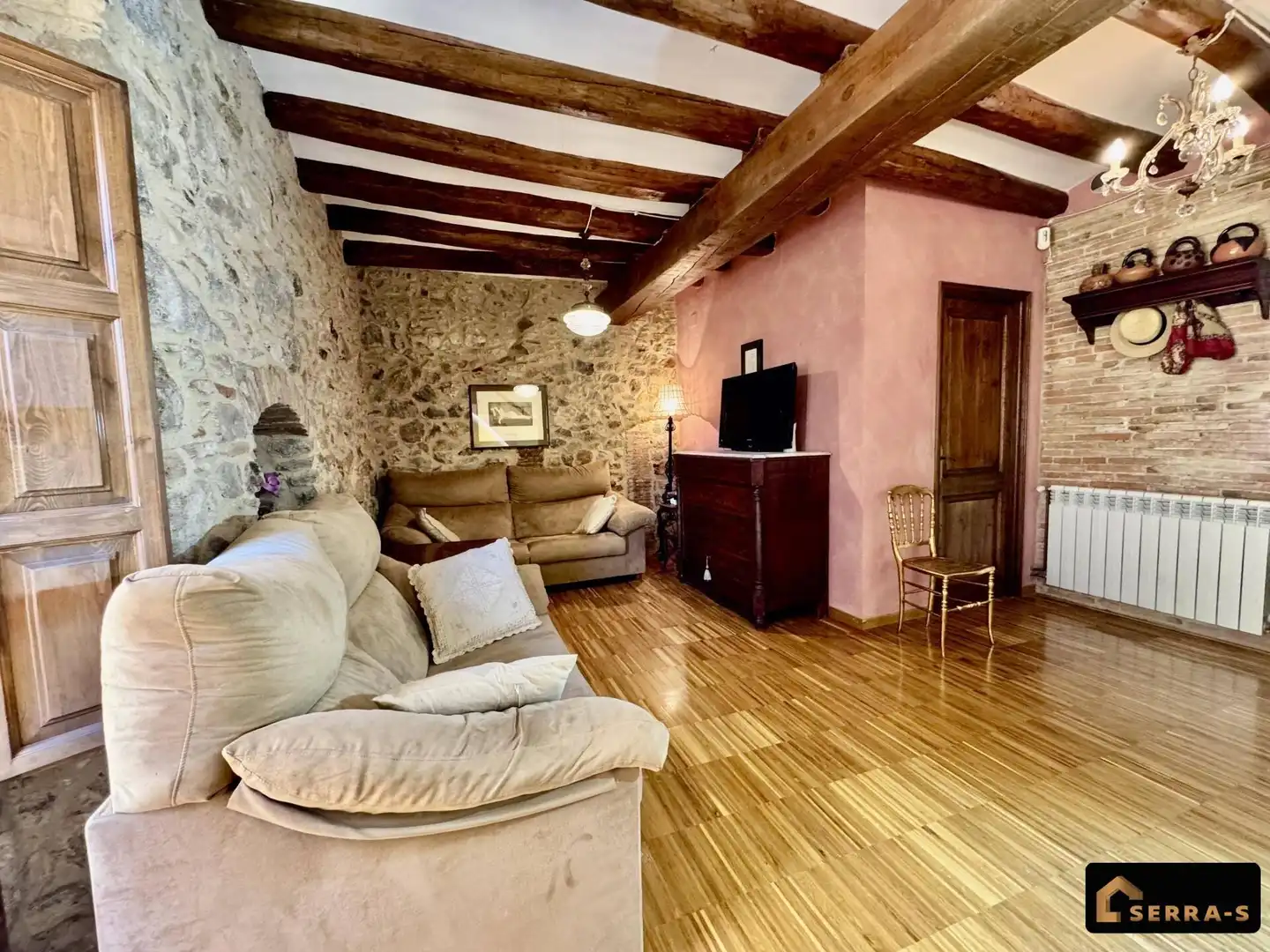 Living room of Houses for sale in Fontanilles  with Heating, Private garden and Balcony