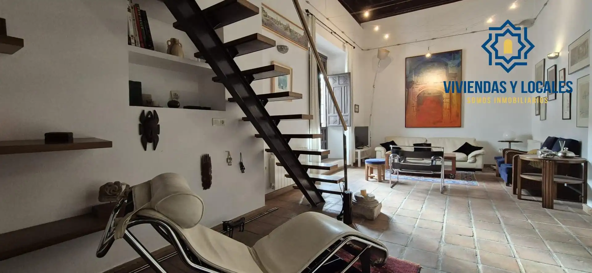 Sala d'estar de Dúplex de lloguer en Granada