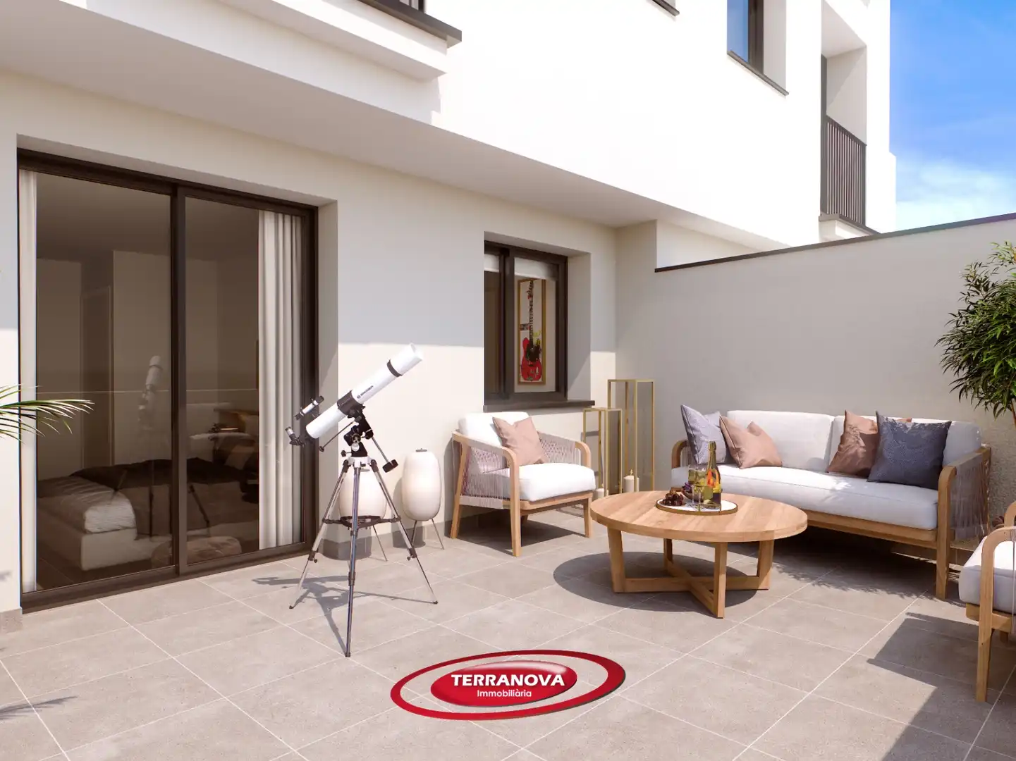 Terraza de Piso en venta en L'Ametlla del Vallès con Terraza