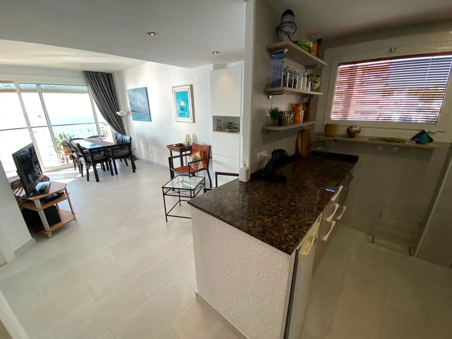 Cocina de Apartamento en venta en Calonge i Sant Antoni con Terraza, Amueblado y Horno