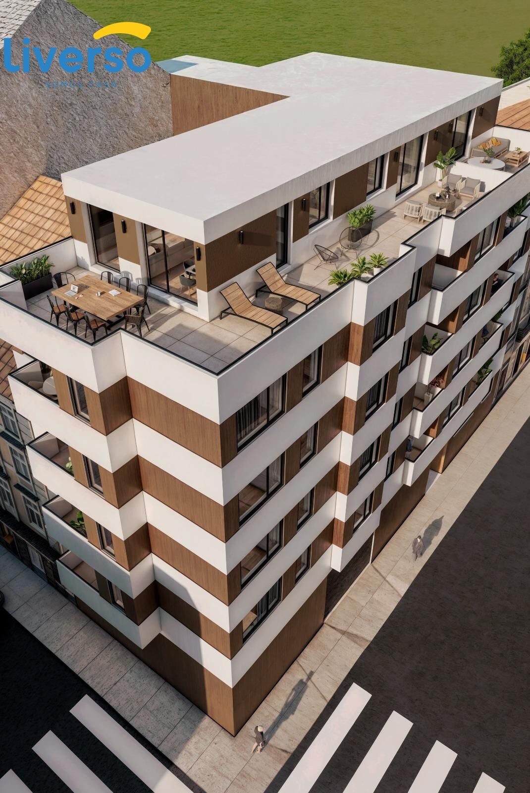Exterior view of Flat for sale in Aranda de Duero  with Heating and Terrace