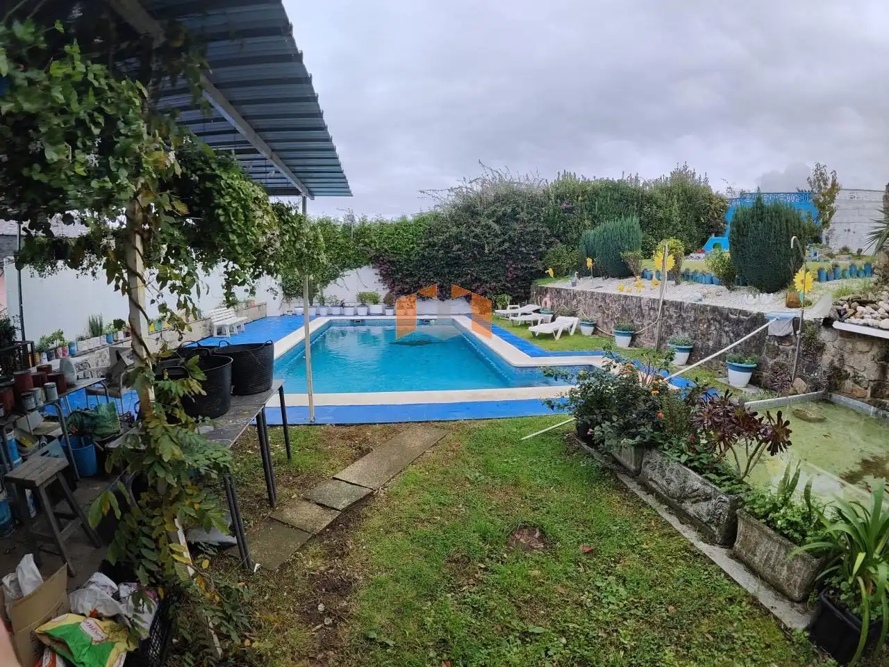 Jardín de Casa o chalet en venta en Nigrán con Calefacción, Jardín privado y Parquet