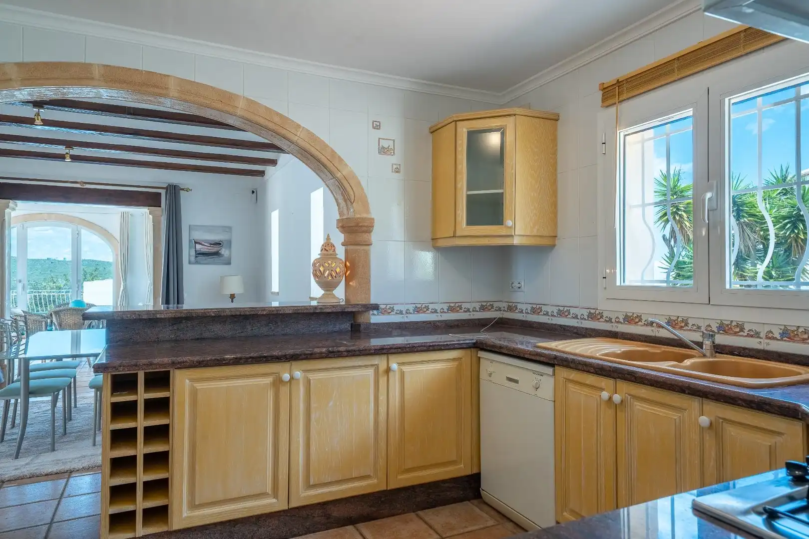 Kitchen of Houses for sale in Jávea / Xàbia  with Air Conditioner, Heating and Private garden