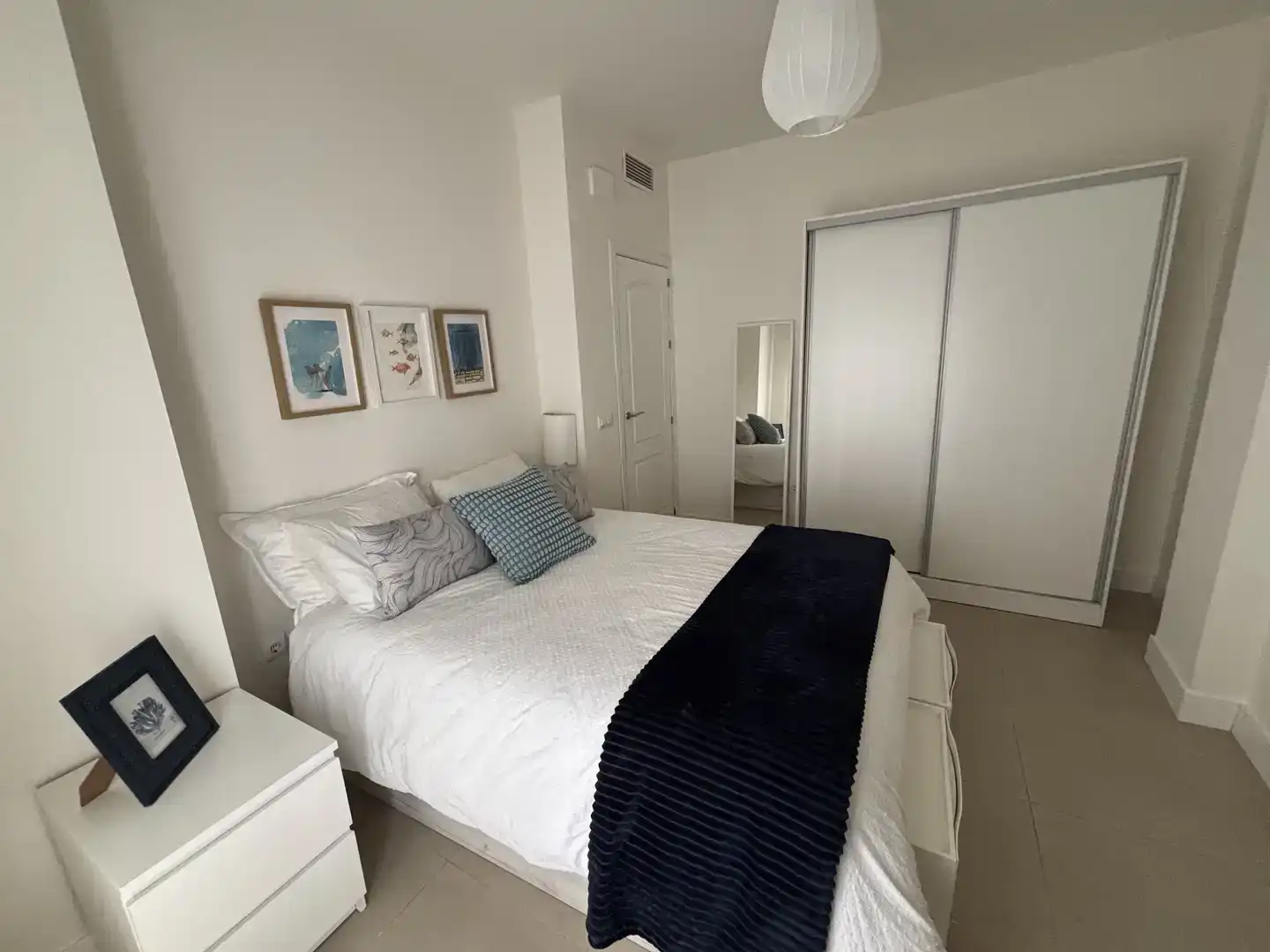 Schlafzimmer von Wohnung zur Miete in Puerto Real mit Klimaanlage, Privatgarten und Abstellraum